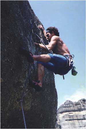 Climbing in Meteora